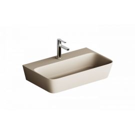 Paa Quadro Bathroom Sink Silstone Matte Caffelatte, Beige 70x43cm IQUAS/02C