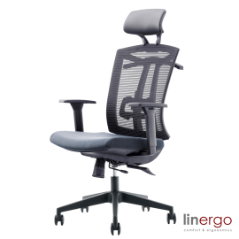 Офисное кресло Linergo Patrik Ergo Серый | Офисная мебель | prof.lv Viss Online
