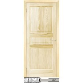 Madepar Paula Pine Wood Door Set - Handle, Box, 2 Hinges | Pine doors | prof.lv Viss Online