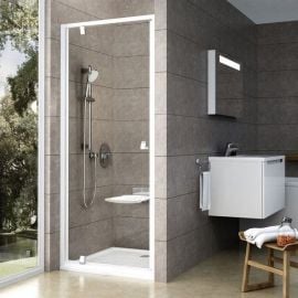 Ravak Pivot 80cm PDOP1 80 Shower Door Transparent White (03G40101Z1) | Shower doors and walls | prof.lv Viss Online
