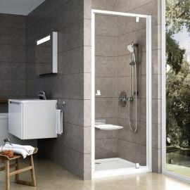 Ravak Pivot 90cm PDOP1 90 Shower Door Transparent Chrome (03G70C00Z1) | Shower doors and walls | prof.lv Viss Online