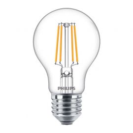 Philips Классическая LED-лампа (нить) стандартного типа для лица E27 прозрачная | Лампы | prof.lv Viss Online