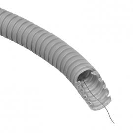 Pipelife corrugated pipes with sleeve 320N, light grey | Installation pipes and fasteners | prof.lv Viss Online