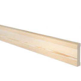 Wooden Floor Skirting Board 10x58mm | Moldings | prof.lv Viss Online