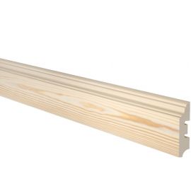 Hoovel List Pine Wood Skirting Boards 13x57mm | Wooden skirting | prof.lv Viss Online