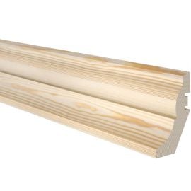 Wooden Floor Skirting Board 40x90mm | Moldings | prof.lv Viss Online