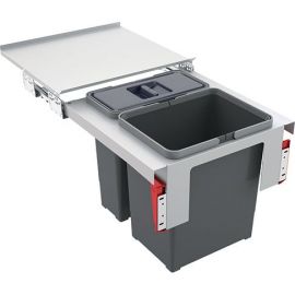 Franke Garbo 450 Waste Separation Bin with 2 Compartments 1x12L 1x18L 121.0200.692 | Garbage disposals | prof.lv Viss Online