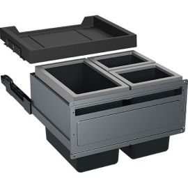 Franke FX 60 26-11-11 Waste Separation Bin with 3 Compartments 2x11L, 26L, 121.0557.763 | Garbage disposals | prof.lv Viss Online