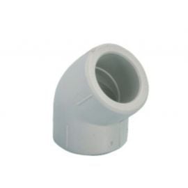 Kan-therm PPR elbow 45°, grey | For water pipes and heating | prof.lv Viss Online