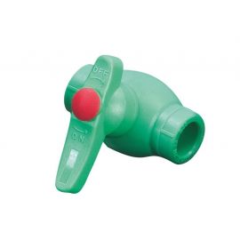 Кан-терм PPR многофункциональный клапан, зеленый | Плавкие пластиковые трубы и фитинги | prof.lv Viss Online