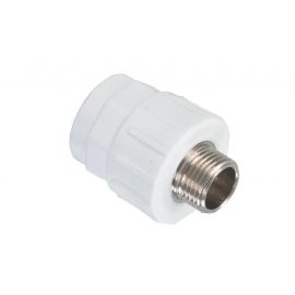 Kan-therm PPR transition with external thread, white | For water pipes and heating | prof.lv Viss Online