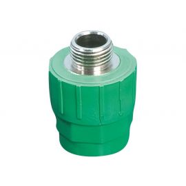 Kan-therm PPR transition with external thread, green | For water pipes and heating | prof.lv Viss Online