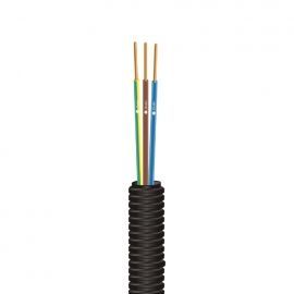 Prysmian Draka 3-core installation cable in corrugated tube Profit ML, black | Electrical wires & cable building wire | prof.lv Viss Online