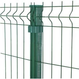 Порошково окрашенные 3D заборные панели, L 2,5м, диаметр стержня Ø5мм, зеленые | Панельные заборы | prof.lv Viss Online