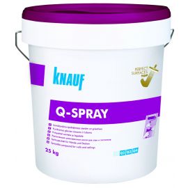 Knauf Q-Spray Готовая к использованию распыляемая шпаклевка, 25 кг | Шпаклевки | prof.lv Viss Online