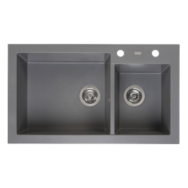 Virtuves izlietne Reginox Amsterdam 25, Iebūvējamā, Granīts, Pelēka (R31094) | Reginox | prof.lv Viss Online