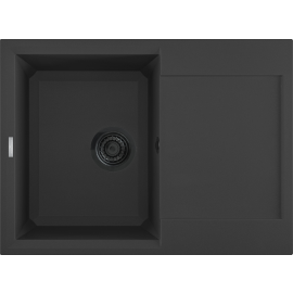 Virtuves izlietne Reginox Bari 5, Iebūvējamā, Granīts, Melna (R40317) | Reginox | prof.lv Viss Online
