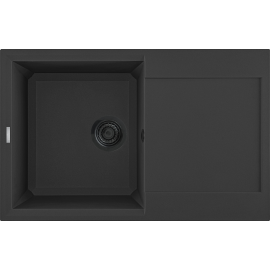 Virtuves izlietne Reginox Bari 10, Iebūvējamā, Granīts, Melna (R40324) | Reginox | prof.lv Viss Online