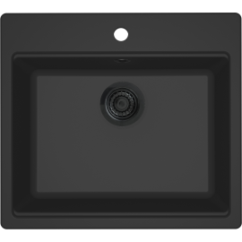 Virtuves izlietne Reginox Florence 50 Tapwing, Iebūvējamā, Granīts, Melna (R40348) | Reginox | prof.lv Viss Online