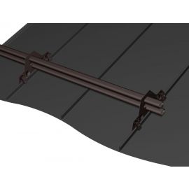 Барьер снегозадержания Ruukki RR32/Темно-коричневый | Покрытия для крыш | prof.lv Viss Online