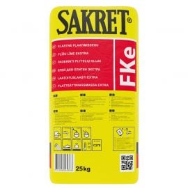 SAKRET Elastic tile glue gray C2TE Fke 25kg | Tile adhesives | prof.lv Viss Online