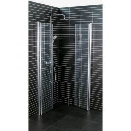 Duschy Twice 5371 90cm Shower Door Transparent Chrome (5371-9) | Shower doors and walls | prof.lv Viss Online