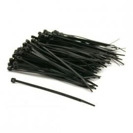Sapicelco plastic cable ties, black