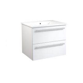 Raguvos Furniture Serena 81.5 Bathroom Sink with Cabinet Glossy White (14113511) | Sinks with Cabinet | prof.lv Viss Online
