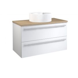 Raguvos Baldai Serena 101см Рондо раковина с шкафом для ванной комнаты белого цвета (серебристая поверхность дуба) (1431371110) | Raguvos Baldai | prof.lv Viss Online