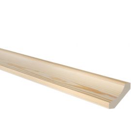 Угловой плинтус из дерева для внутренних углов 28x28 мм | Деревянные плинтусы | prof.lv Viss Online