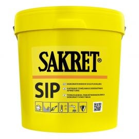 Sakret SIP ready-to-use silicone resin tintable decorative plaster | Facade insulation | prof.lv Viss Online