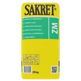 Цементная смесь Sakret ZM M-10 для кладки и штукатурки | Сухие строительные смеси | prof.lv Viss Online