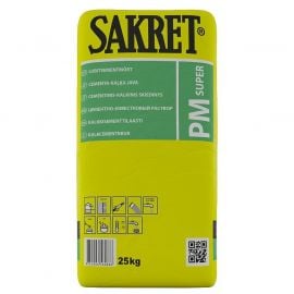 Sakret PM Super M5 цементно-известковая смесь для штукатурки и кладки | Сухие строительные смеси | prof.lv Viss Online