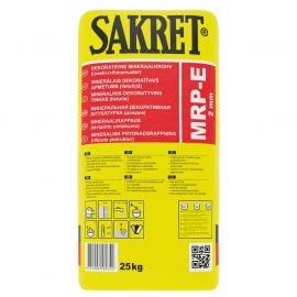 SAKRET MRP-E Mineral rough Decorative Plaster 2mm 25kg | Facade insulation | prof.lv Viss Online