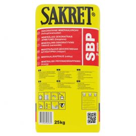 Sakret SBP decorative plaster 25kg | Facade insulation | prof.lv Viss Online