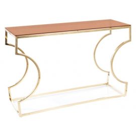 Signal Kenzo C Bar Table 120x40x78cm, Amber/Gold (KENZOCCTZL) | Bar tables | prof.lv Viss Online