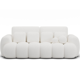 Izlaižamais dīvāns Eltap Cotonn 119x256x105cm, Universālais stūris, Balts (SO-COT-01PAO) | Izvelkamie dīvāni | prof.lv Viss Online