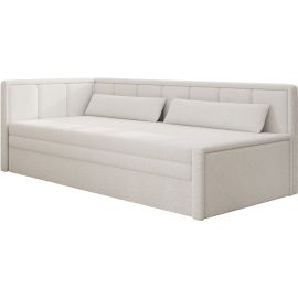 Izlaižamais dīvāns Eltap Fulgeo 82x214x77cm, Kreisais stūris, Balts (SO-FUL-LT-01ROY) | Izvelkamie dīvāni | prof.lv Viss Online