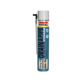 Soudal Drain & Pipe Assembly Foam for Sewage Systems 750 ml, Yellow | Sealants, foams, silicones | prof.lv Viss Online