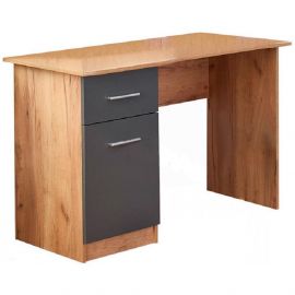 Halmar Elmo Writing Desk, 120x55x78cm, Grey, Oak (V-UA-ELMO-D.WOTAN/ANTRACYT) | Desks | prof.lv Viss Online