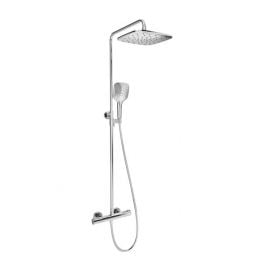 Ravak 093.01CR Termo 300 Shower System with Thermostat chrome/white (X070164) | Faucets | prof.lv Viss Online