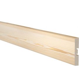 Hoovel List Pine Wood Door Moulding 12x70mm | Wooden skirting | prof.lv Viss Online