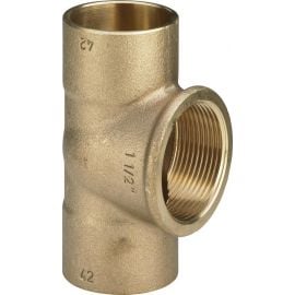 Viega Kapara (Pipe) T-connector reduced with thread | Solder copper pipes and joints | prof.lv Viss Online