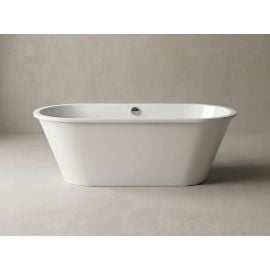 Vispool Accent Stone Resin Bath 71x167cm White, without overflow (100121PU) | Free standing baths | prof.lv Viss Online