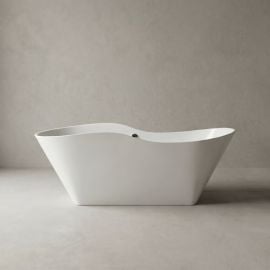 Vanna Vispool Amida Akmens masa 175x78cm Bez pārplūdes Balta (AU95) | Free standing baths | prof.lv Viss Online