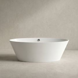 Vanna Vispool Beira 3 Akmens masa 177.5x75.7cm Bez pārplūdes Balta (AU75) | Отдельностоящие ванны | prof.lv Viss Online