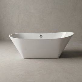 Vanna Vispool Calipso Akmens masa 172x77cm Bez pārplūdes Balta (AU27) | Отдельностоящие ванны | prof.lv Viss Online