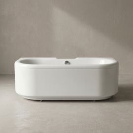 Vispool London Stone Bath Tub 170x76.5cm White (150010) | Free standing baths | prof.lv Viss Online
