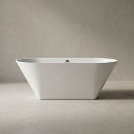 Vanna Vispool Ornea 1 Akmens masa 181x80cm Bez pārplūdes Balta (AU17) | Free standing baths | prof.lv Viss Online