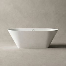 Vanna Vispool Ornea 2 Akmens masa 176x78cm Bez pārplūdes Balta (AU18) | Free standing baths | prof.lv Viss Online
